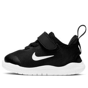 Nike Toddler Free RN 2018 Velcro 'Black and White' Size 5C US